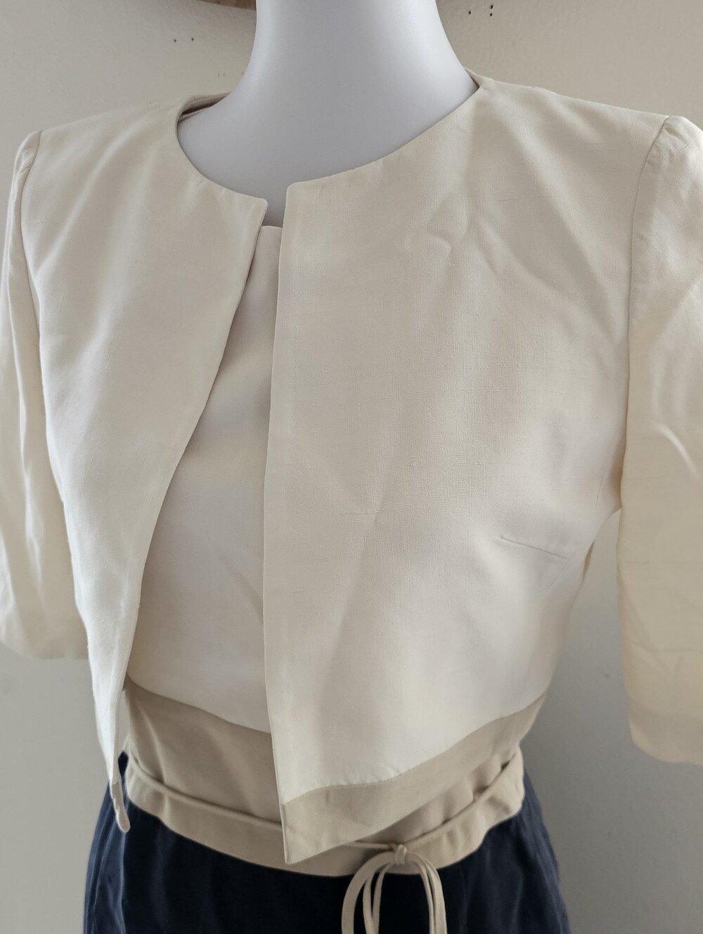 Akris Size 6 Silk Sleeveless Pencil Dress With Jacket - Picture 2 of 11